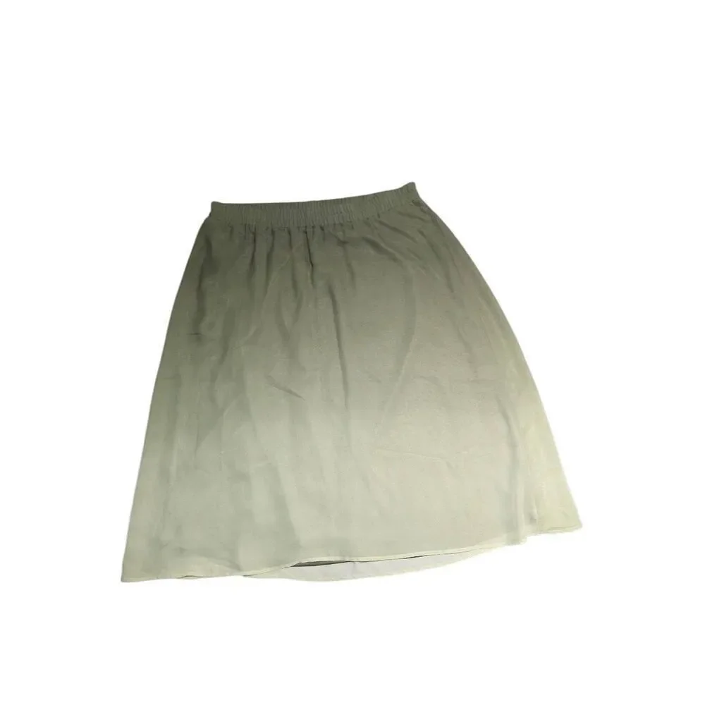 Old Navy Green Knee-length A-line Skirt, Business Casual Women's Large